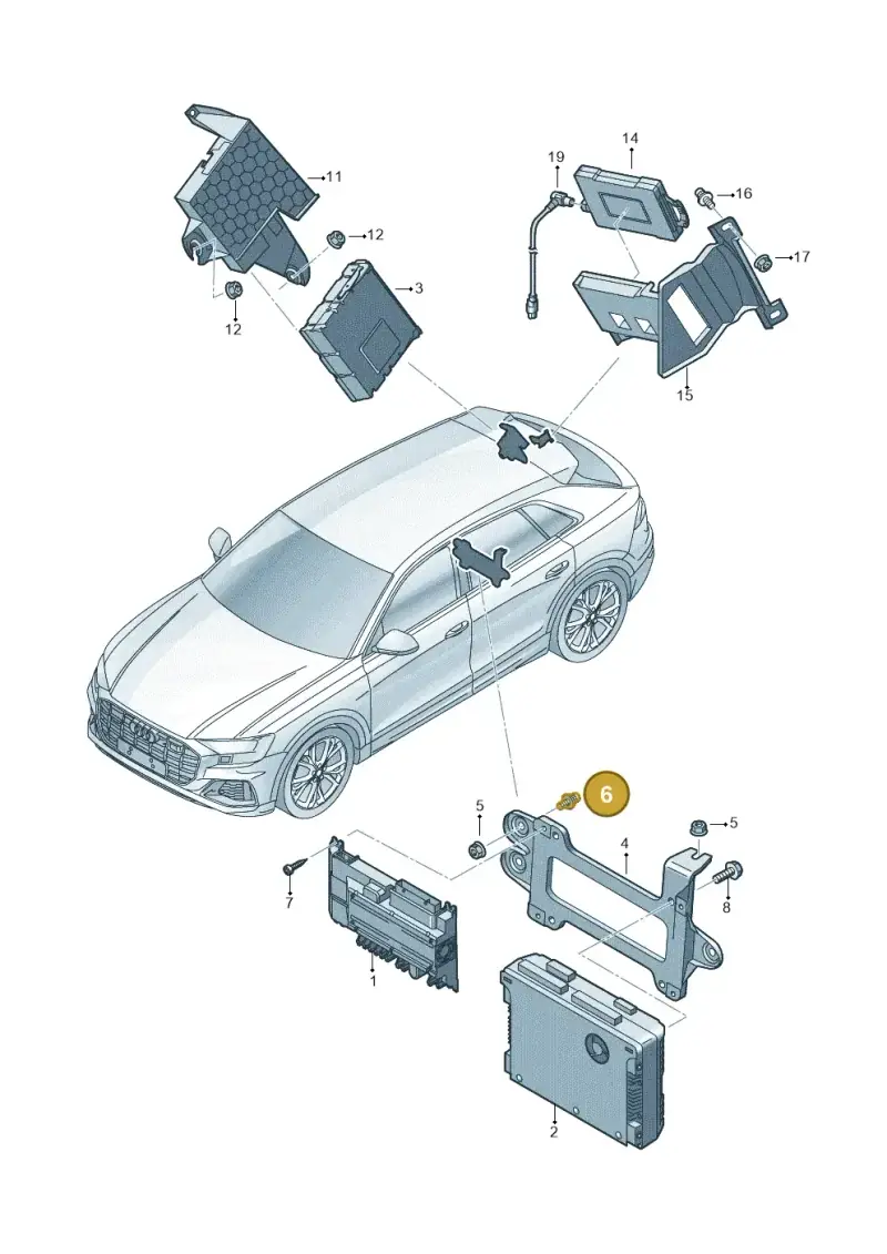 N10585401 — Audi RS Q8 (2019-2025) diagram 429035040, position 6