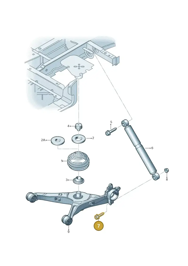 N10585602 — Volkswagen Transport. multivan (2019-2024) diagram 410511000, position 7