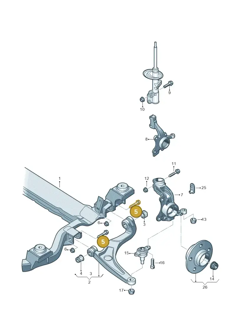 N10585602 — Volkswagen Transport. multivan (2019-2024) diagram 861407000, position 5