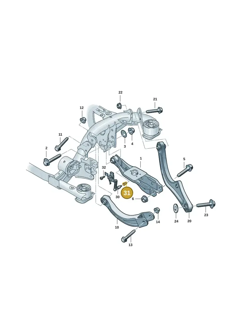 N10597701 — Volkswagen ID.7 Limousine Pro (2023-) diagram 10a505050, position 31