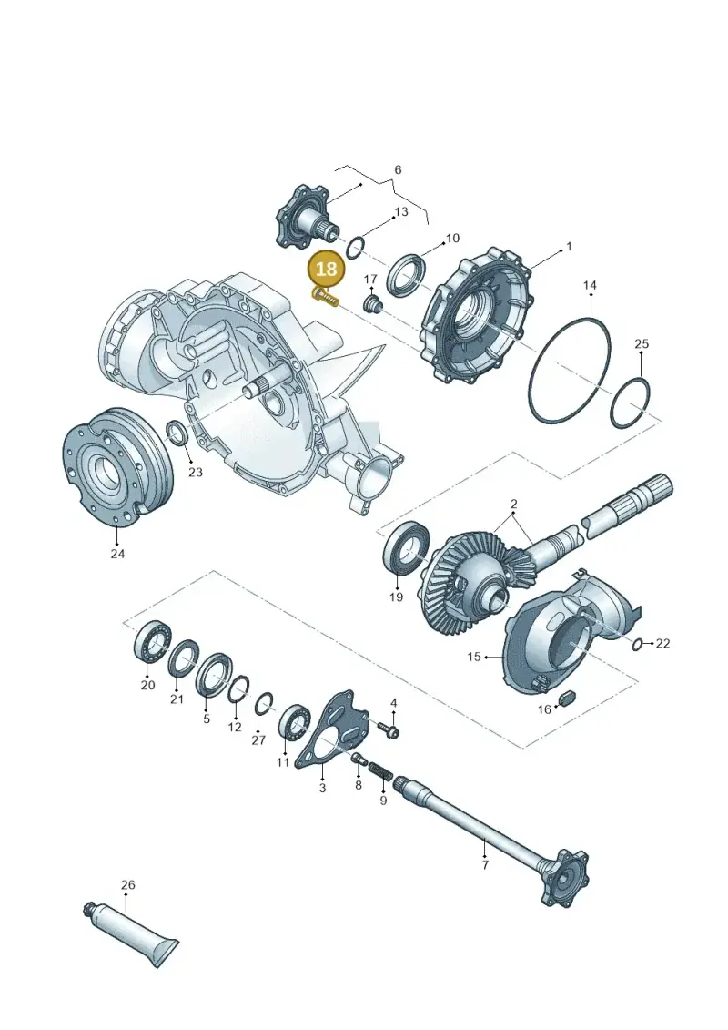 N10607002 — Audi A7 Sportback (2014-2018) diagram 620409550, position 18