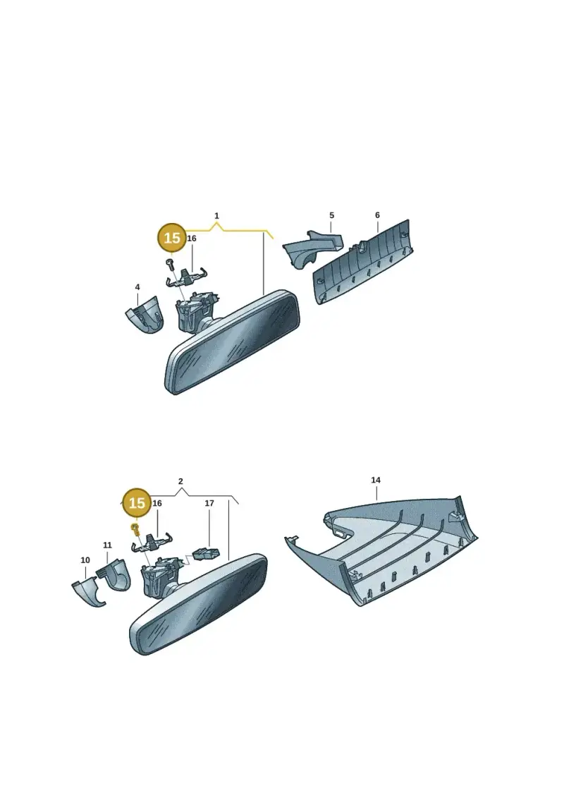 N10613301 — Volkswagen Taigo (2021-2024) diagram 2f0857450, position 15