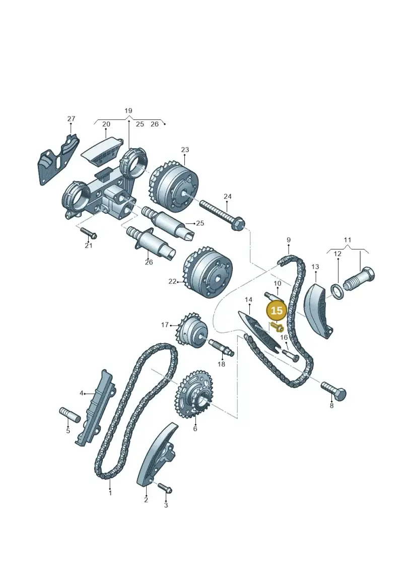 N10613901 — Volkswagen Touareg BlueMotion (2014-2018) diagram 710109600, position 15