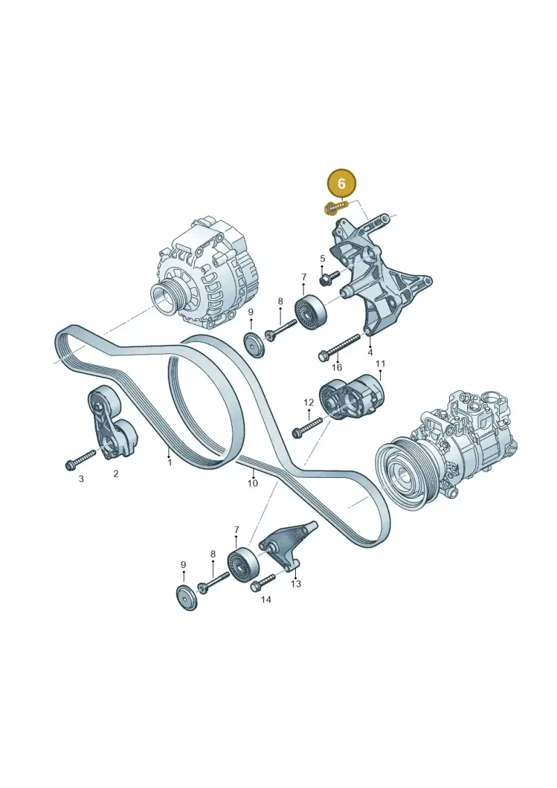 N10613901 — Volkswagen Touareg (2017-2023) diagram 859903500, position 6