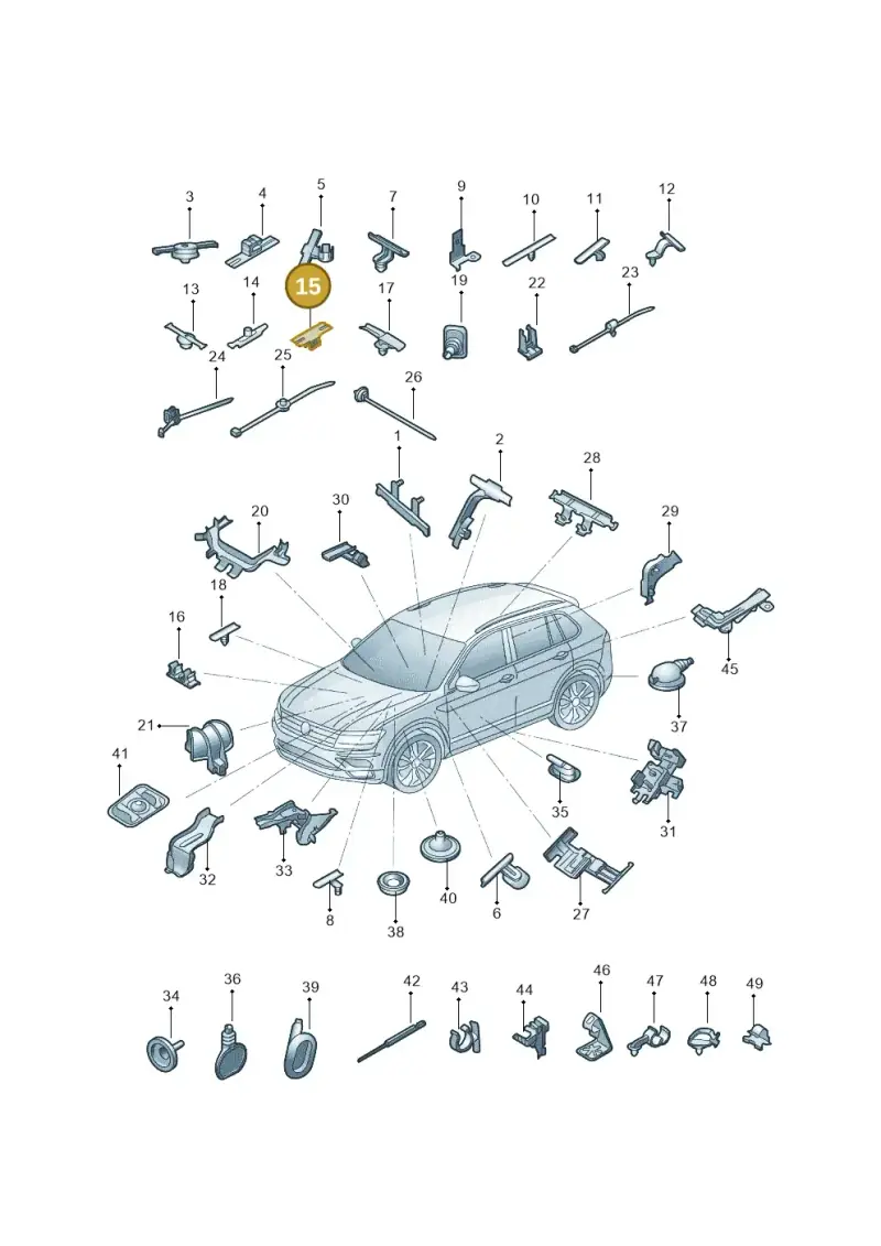 N10614601 — Volkswagen T-Cross (2019-) diagram 579971820, position 15