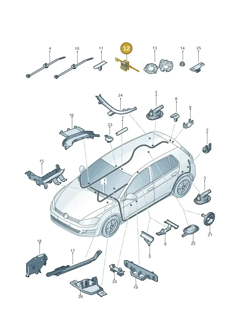 N10614601 — Volkswagen Lamando (2021-) diagram 746971800, position 12