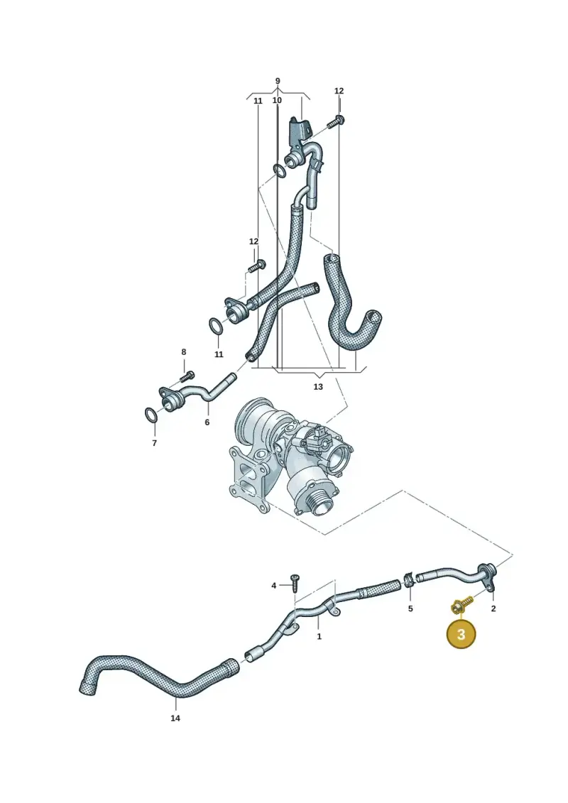 N10619201 — Volkswagen Multivan (2021-) diagram 7t0121430, position 3