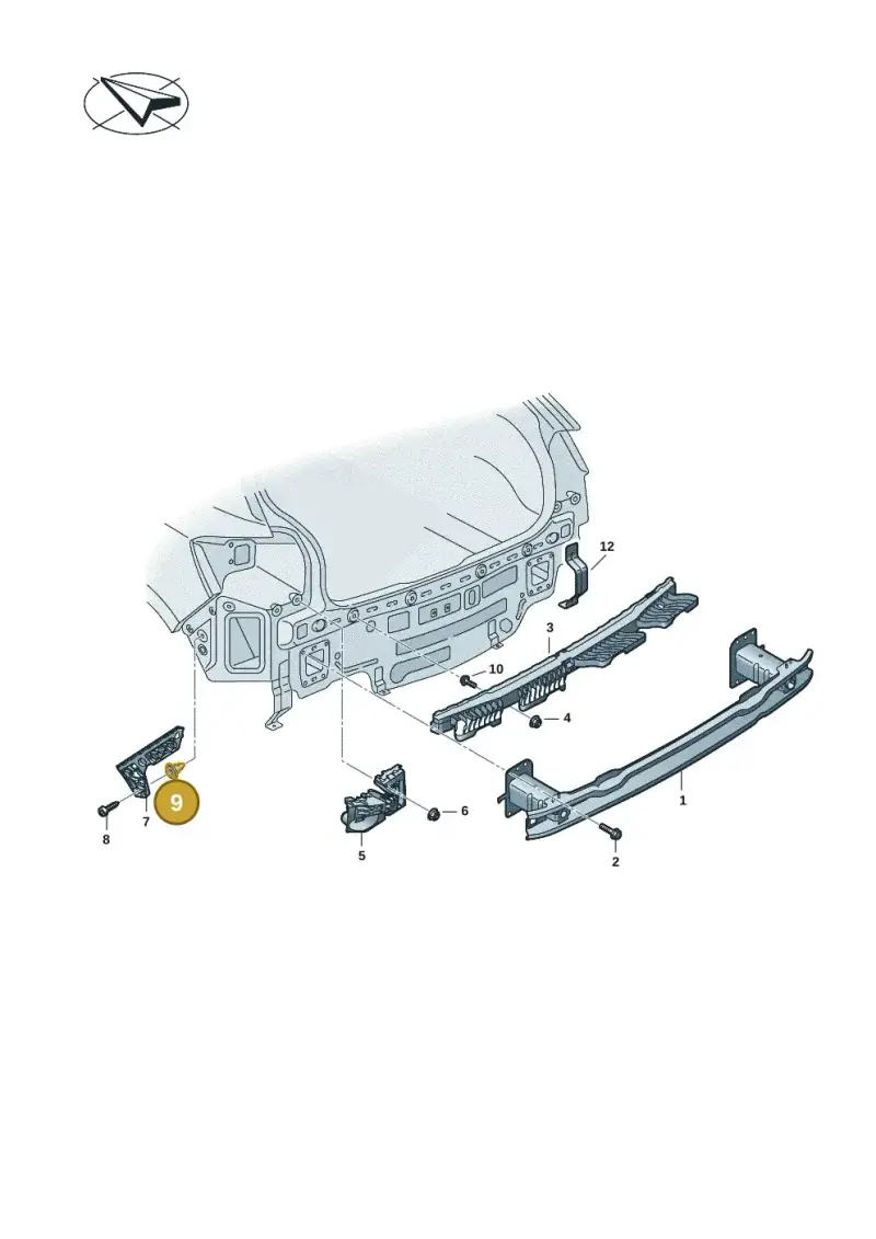 N10621301 — Volkswagen Tiguan 2.0 (2023-) diagram 57x807050, position 9