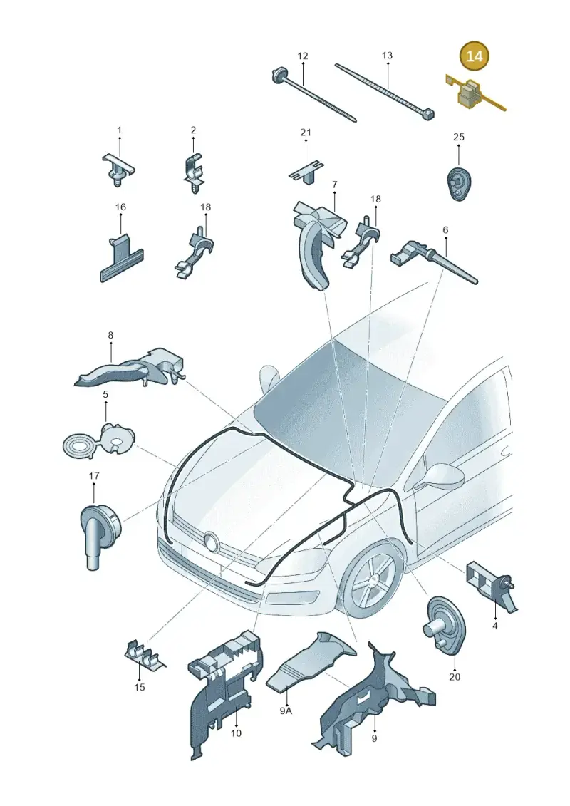 N10622001 — Volkswagen Lamando (2021-) diagram 852971870, position 14