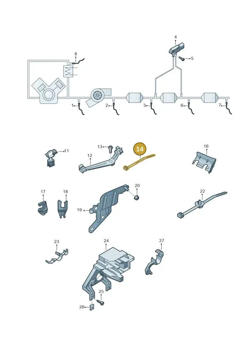 N10623102 — Audi Q8 (2018-2025) diagram 429906011, position 14