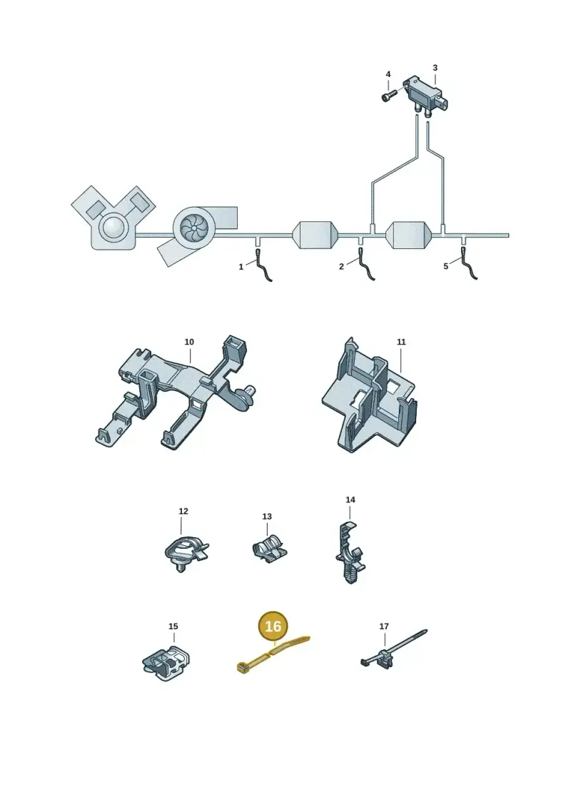 N10623102 — Audi A8 (2017-2025) diagram 838906002, position 16