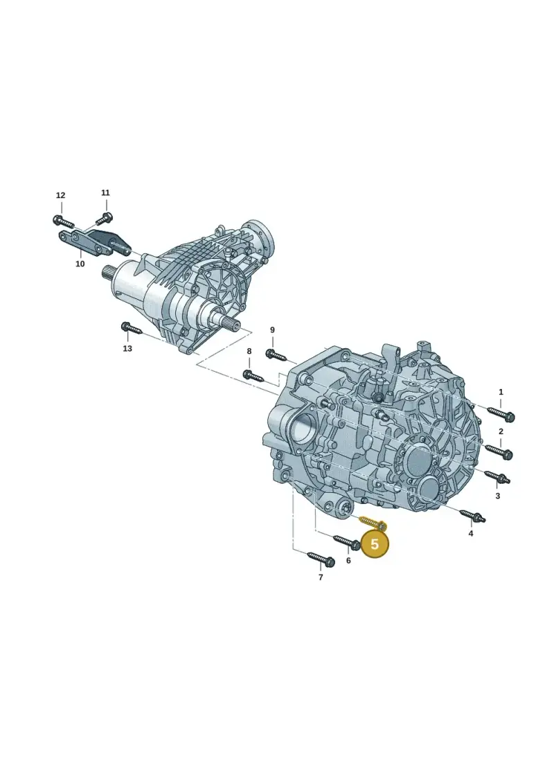 N10623701 — Volkswagen Transport. multivan (2019-2024) diagram 807300851, position 5