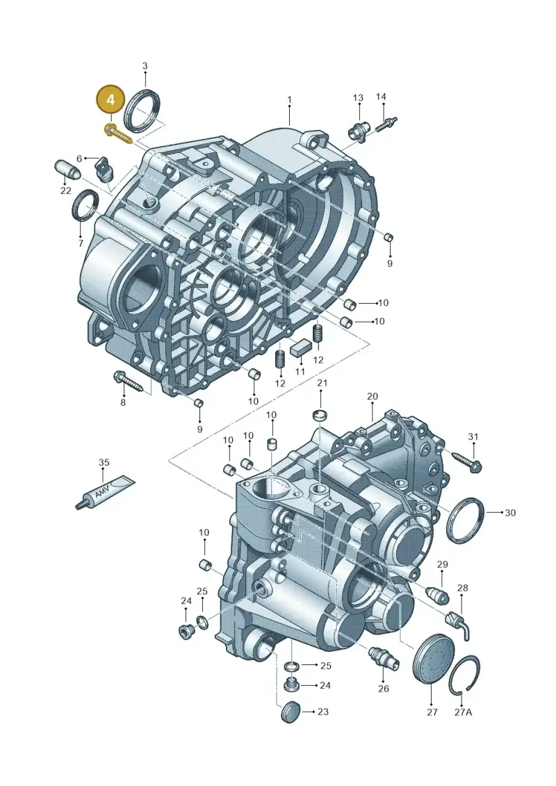 N10623801 — Volkswagen New beetle (2011-2016) diagram 420301450, position 4