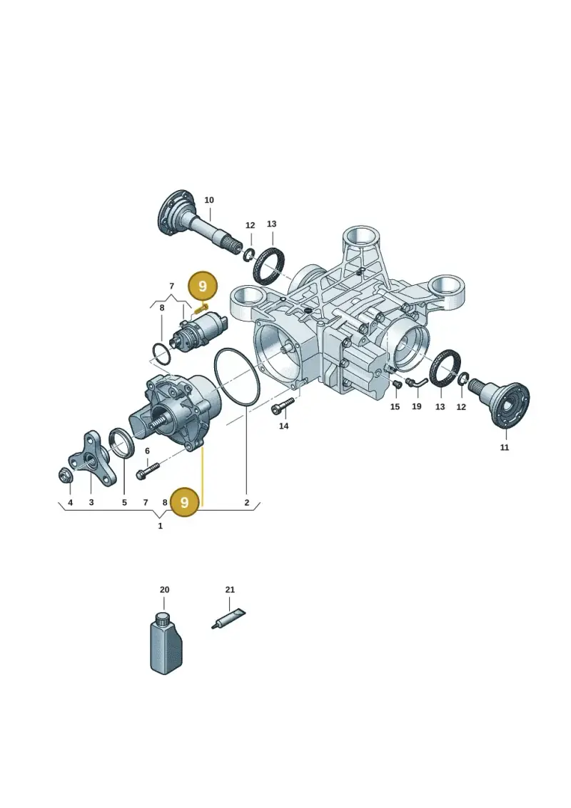 N10624302 — Volkswagen Caddy Maxi Kombi (2020-2024) diagram 5h0525100, position 9