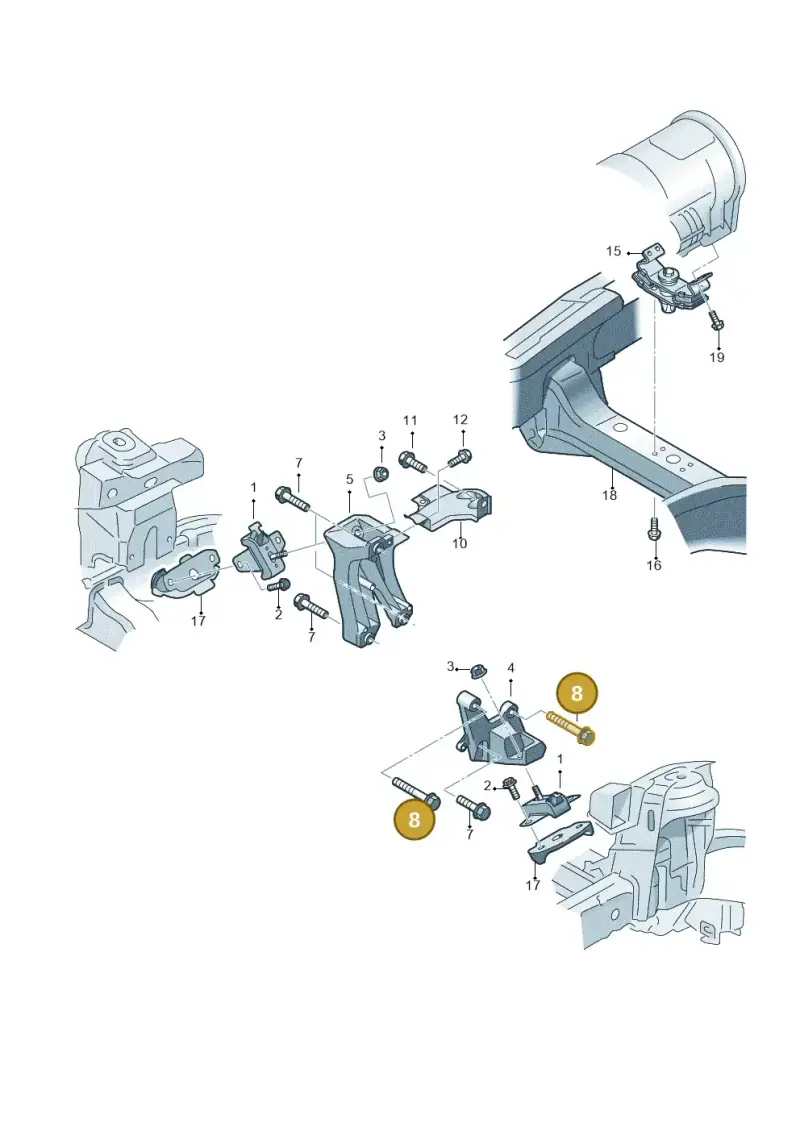 N10625901 — Volkswagen Amarok twin cab (2016-2022) diagram 894199200, position 8