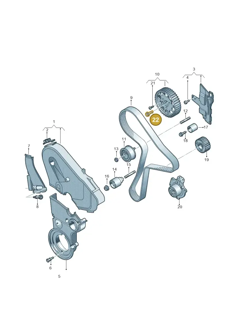 N10628401 — Volkswagen Caddy Maxi Kombi (2020-2024) diagram 884109075, position 22