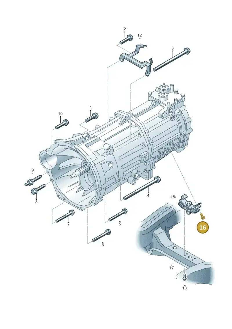 N10629602 — Volkswagen Amarok twin cab (2022-) diagram 683300750, position 16