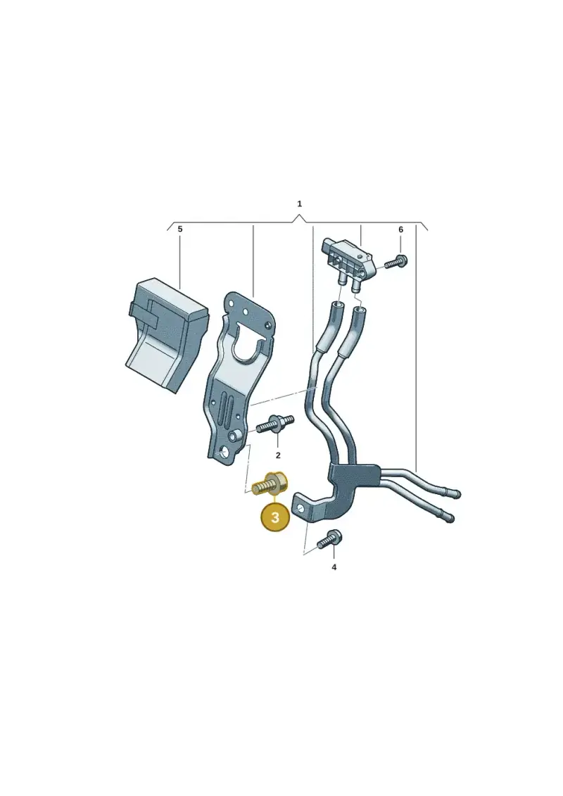 N10637901 — Volkswagen Passat estate (2023-) diagram 3j0253120, position 3