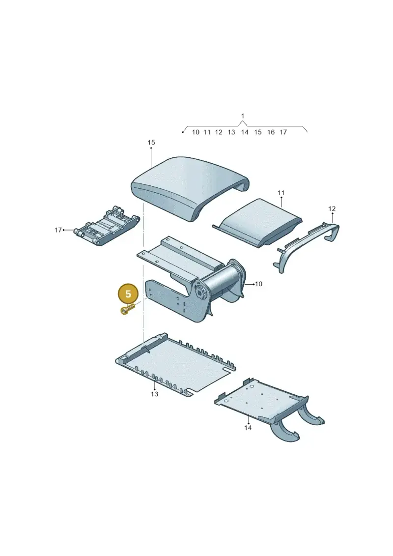 N10640201 — SEAT Alhambra (2015-2022) diagram 689863550, position 5