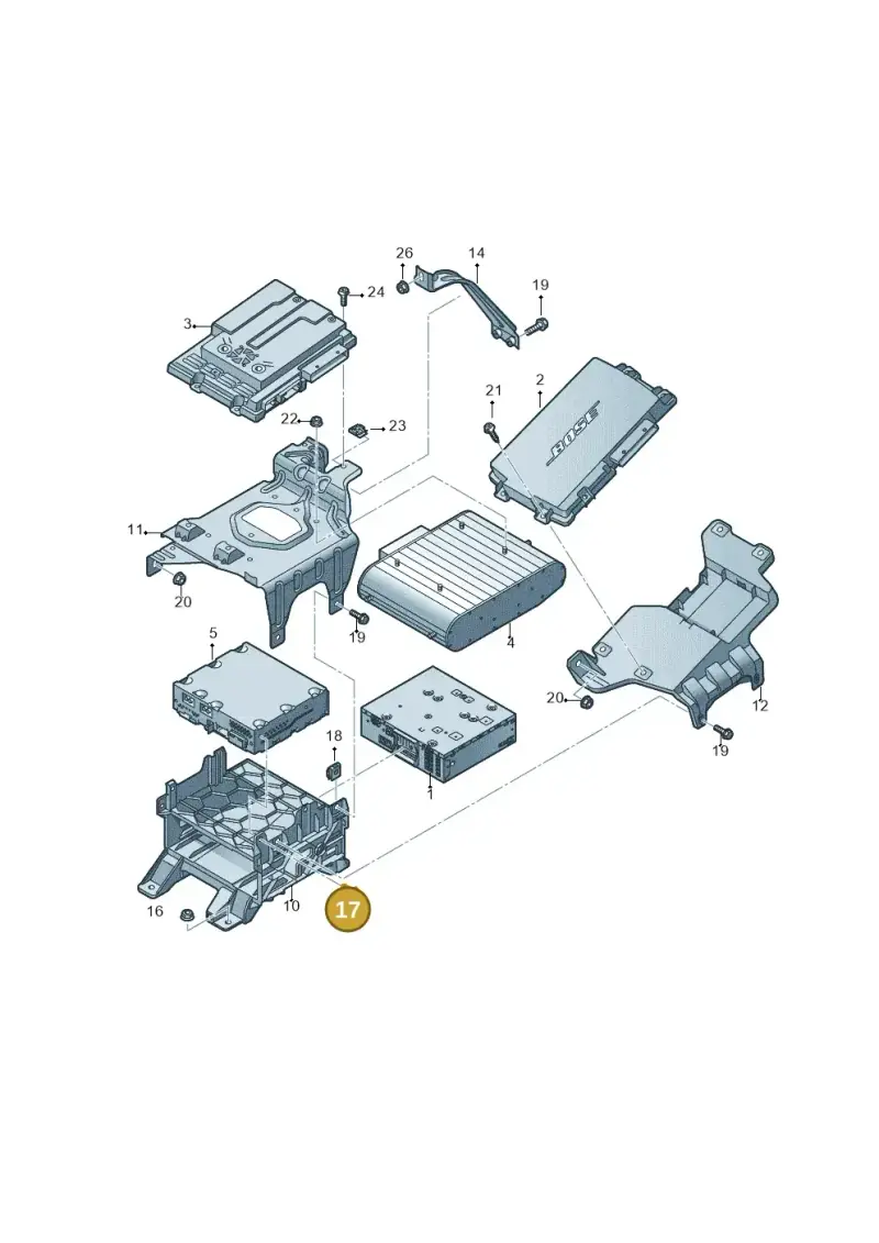 N10640201 — Audi RS7 Sportback (2013-2018) diagram 765035400, position 17