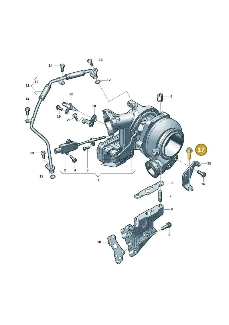 N10642107 — Volkswagen Touareg (2017-2023) diagram 439145555, position 17