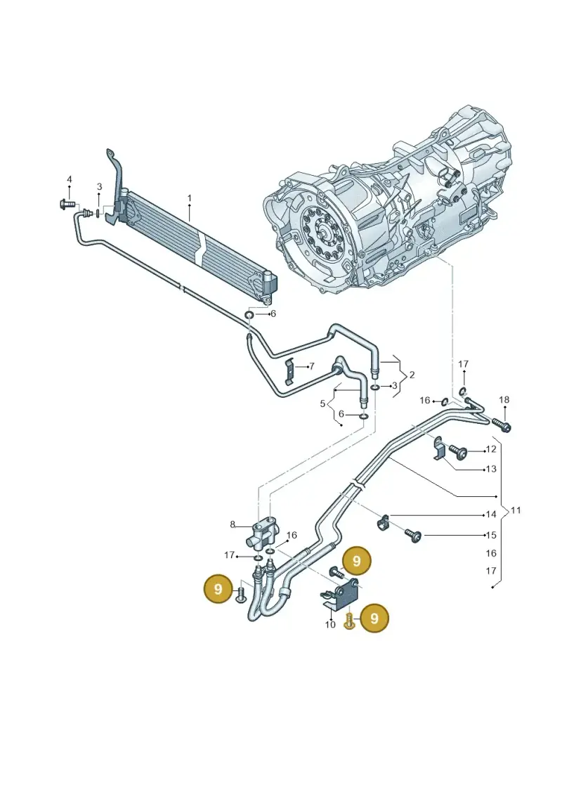 N10644403 — Volkswagen Amarok twin cab (2022-) diagram 894317120, position 9