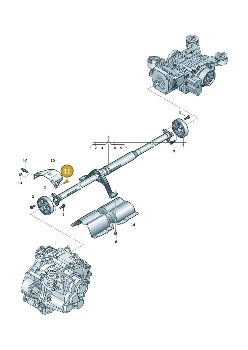 N10644901 — Volkswagen Caddy Maxi Kombi (2020-2024) diagram 2ka521000, position 11