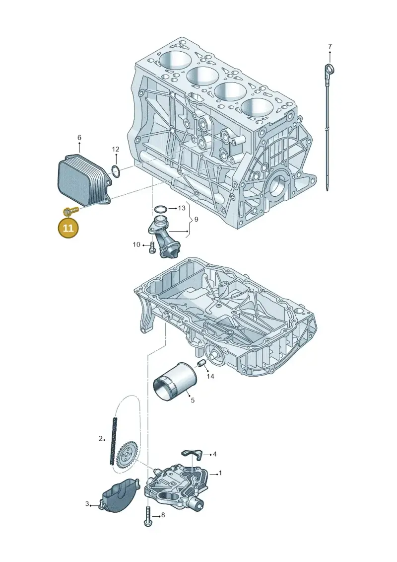 N10653301 — Volkswagen Tiguan 2.0 (2023-) diagram 746115030, position 11
