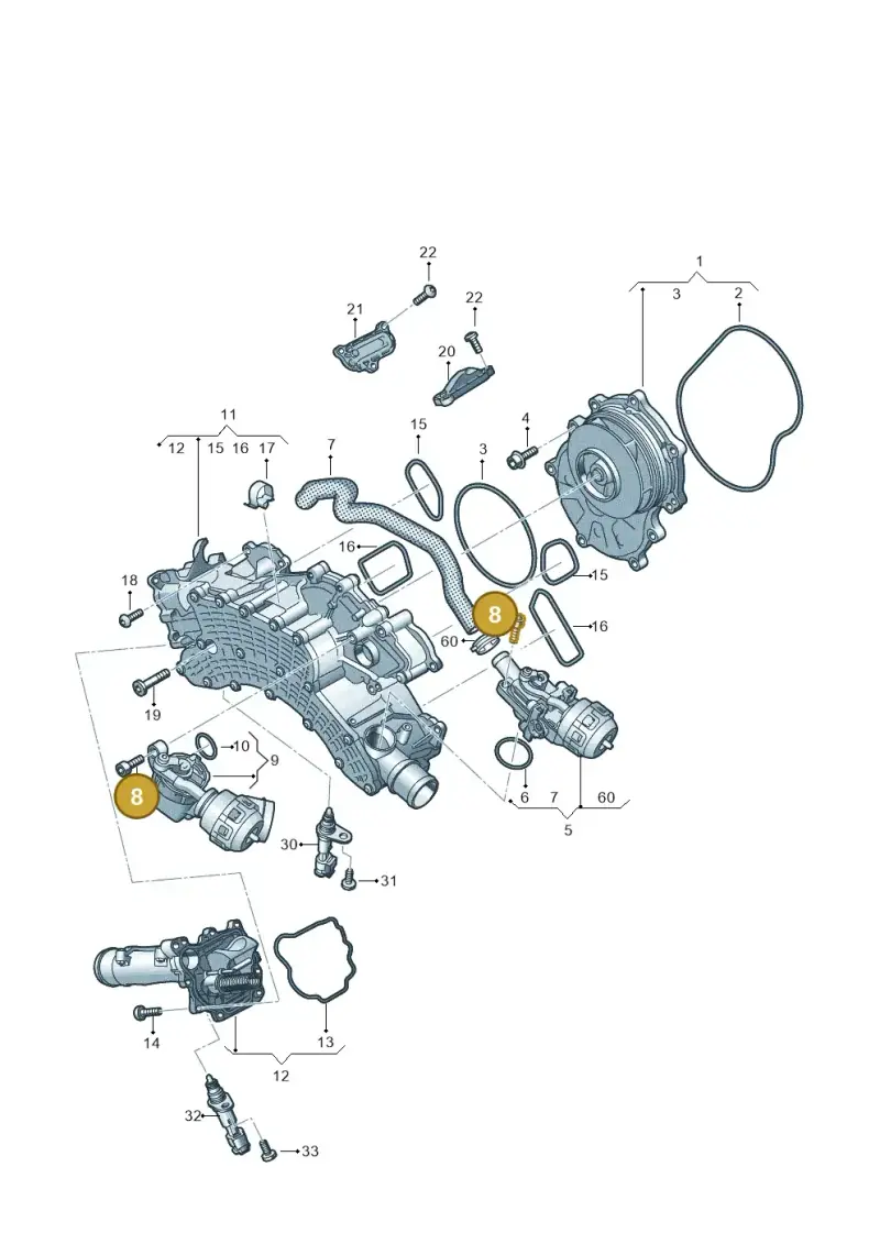 N10653603 — Audi A8 (2017-2025) diagram 859121030, position 8