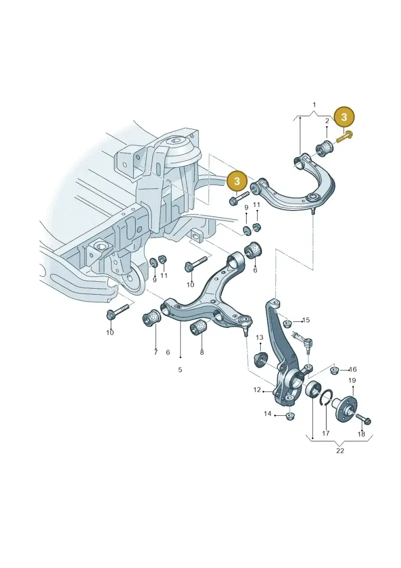 N10655802 — Volkswagen Amarok twin cab (2022-) diagram 683407000, position 3