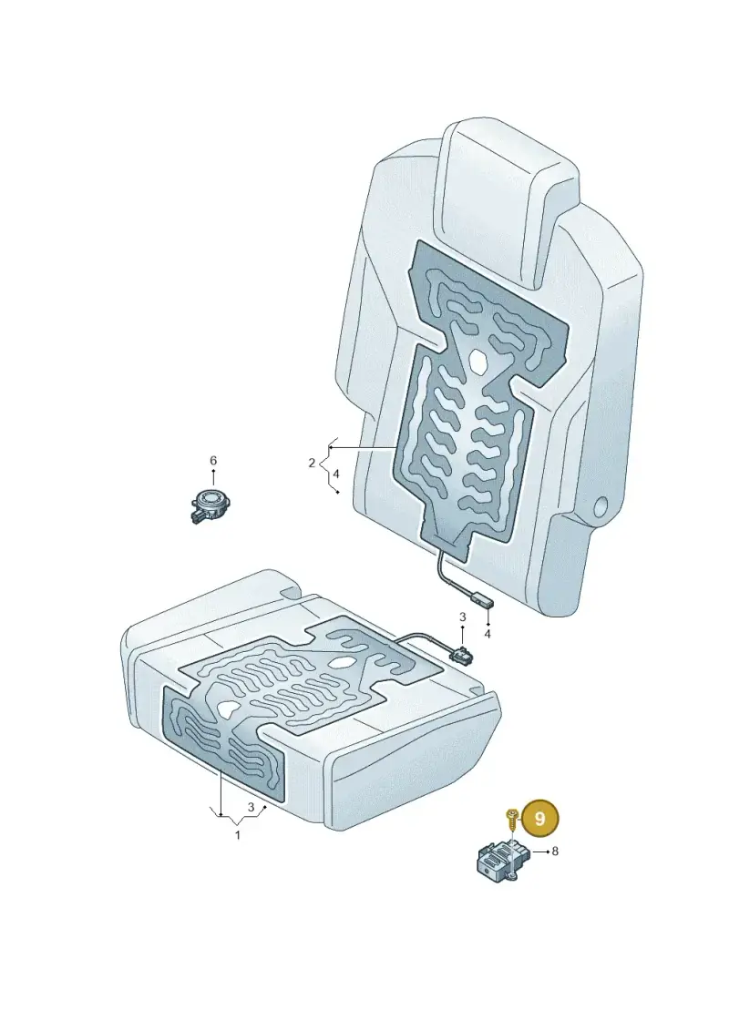 N10656902 — Volkswagen Multivan (2021-) diagram 7t0963075, position 9