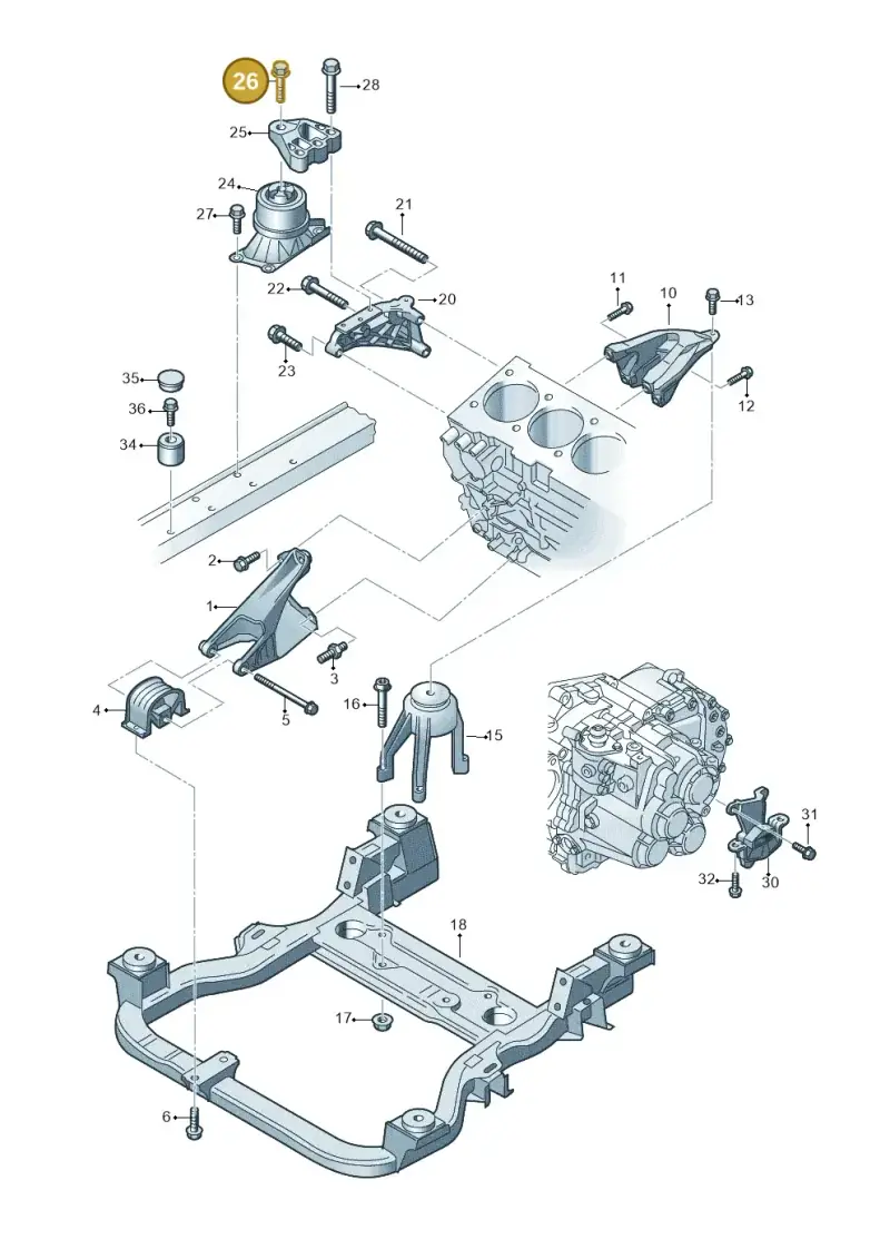 N10661101 — Volkswagen Caravelle (2015-2019) diagram 679199300, position 26