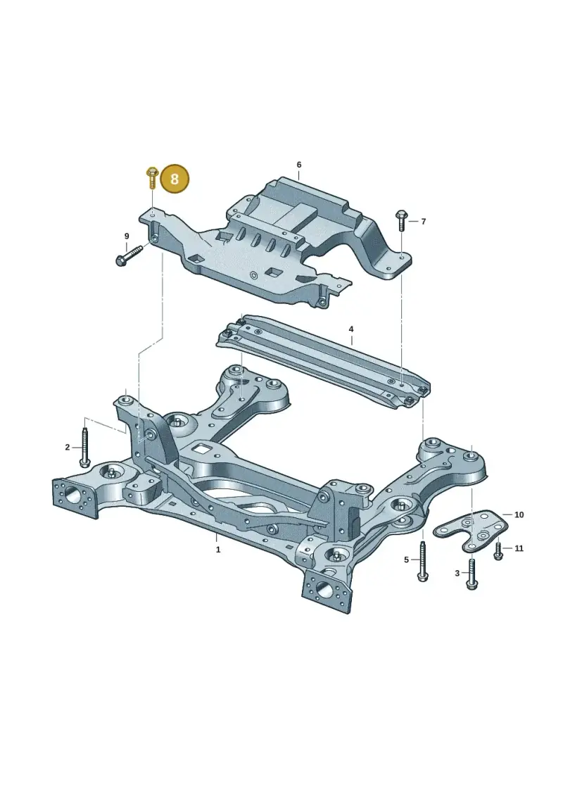 N10662001 — Volkswagen ID.7 Limousine Pro (2023-) diagram 11a401000, position 8
