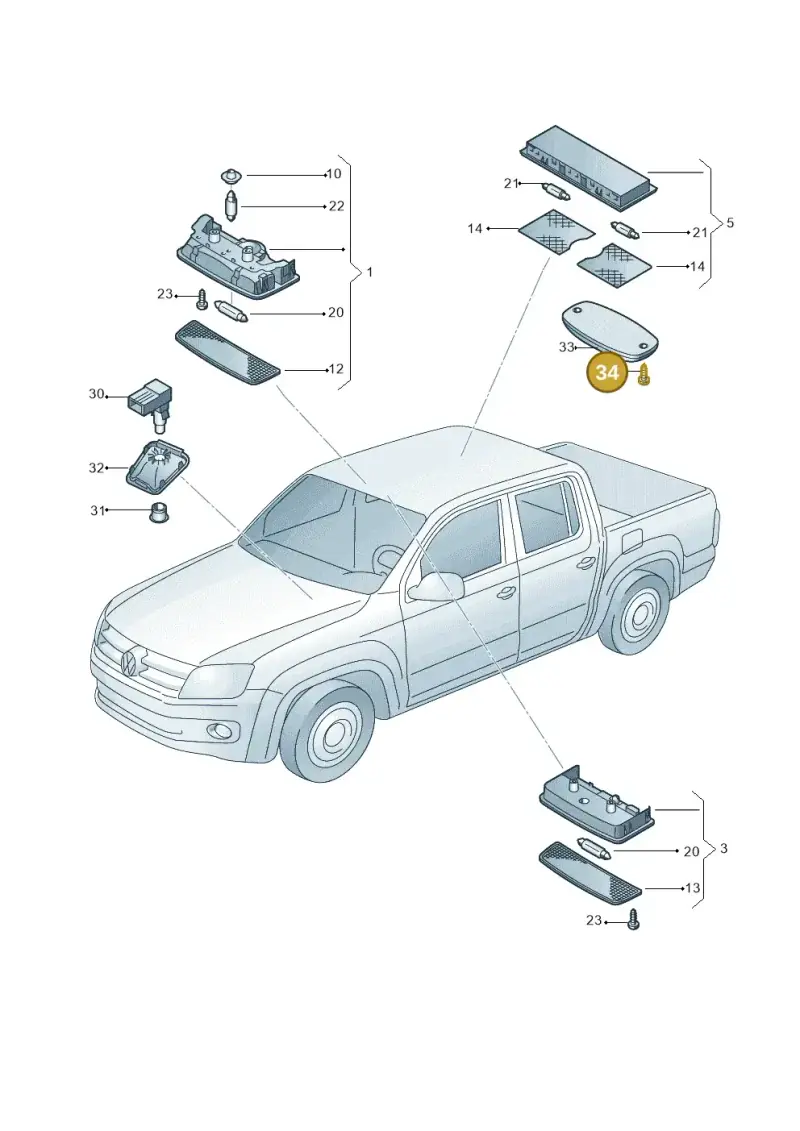 N10666302 — Volkswagen Amarok twin cab (2022-) diagram 683947000, position 34