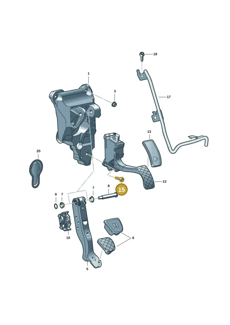 N10666701 — Volkswagen ID.Buzz (2022-) diagram 15a721500, position 15
