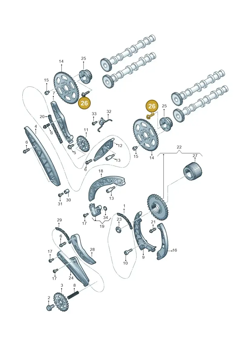 N10672001 — Volkswagen Amarok twin cab (2022-) diagram 788109560, position 26