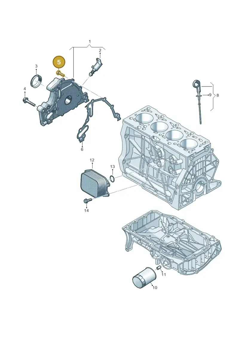 N10672001 — Volkswagen Passat estate (2023-) diagram 827115040, position 5
