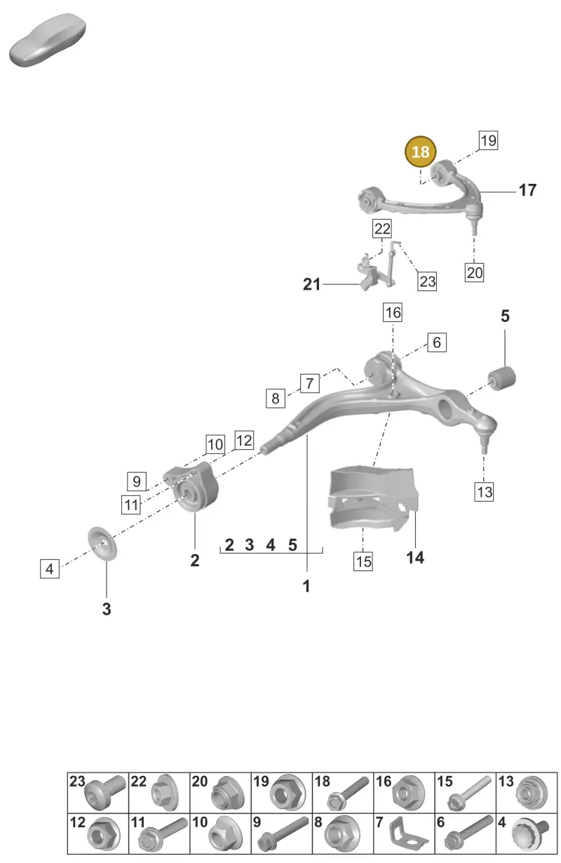 N10680201 — Porsche Panamera (2023-2025) diagram p58401050, position 18