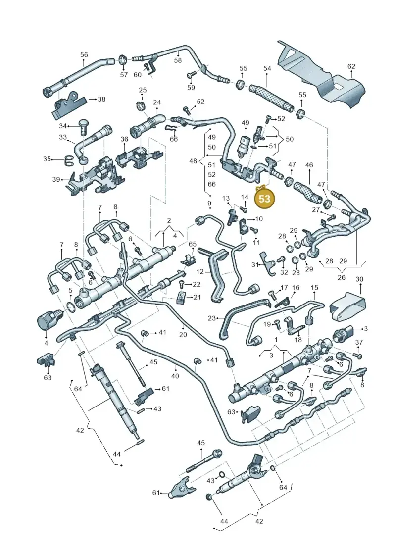 N10680302 — Volkswagen Touareg (2017-2023) diagram 439130060, position 53