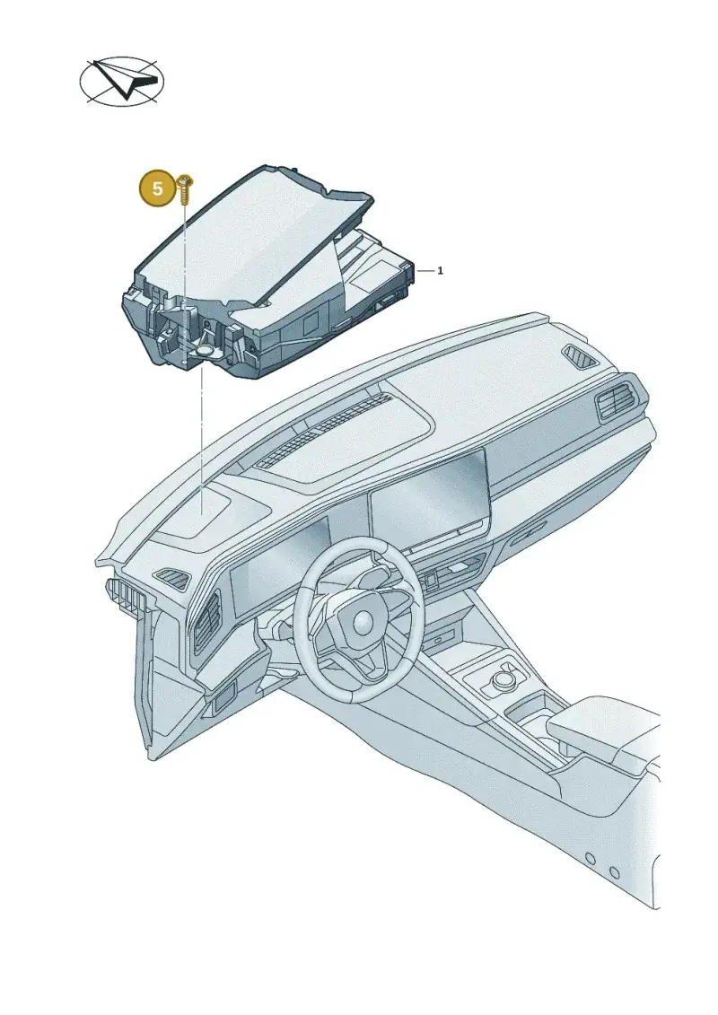 N10684701 — Volkswagen Tiguan 2.0 (2023-) diagram 57x920500, position 5