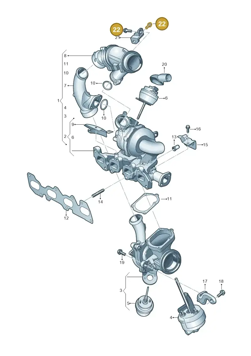 N10689302 — Volkswagen MAN TGE 55 (2016-2021) diagram 806145010, position 22