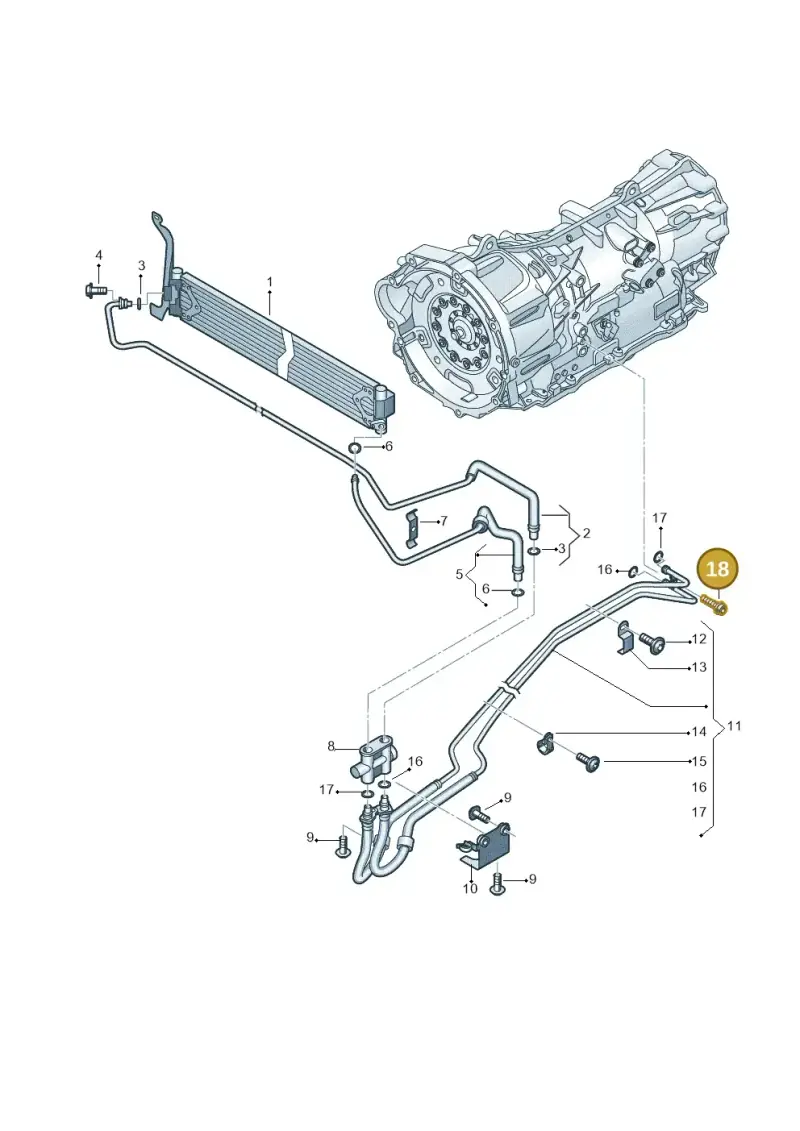 N10689302 — Volkswagen Amarok twin cab (2016-2022) diagram 894317120, position 18