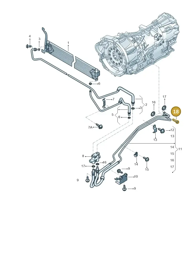 N10689302 — Volkswagen Amarok twin cab (2022-) diagram 2ha317012, position 18
