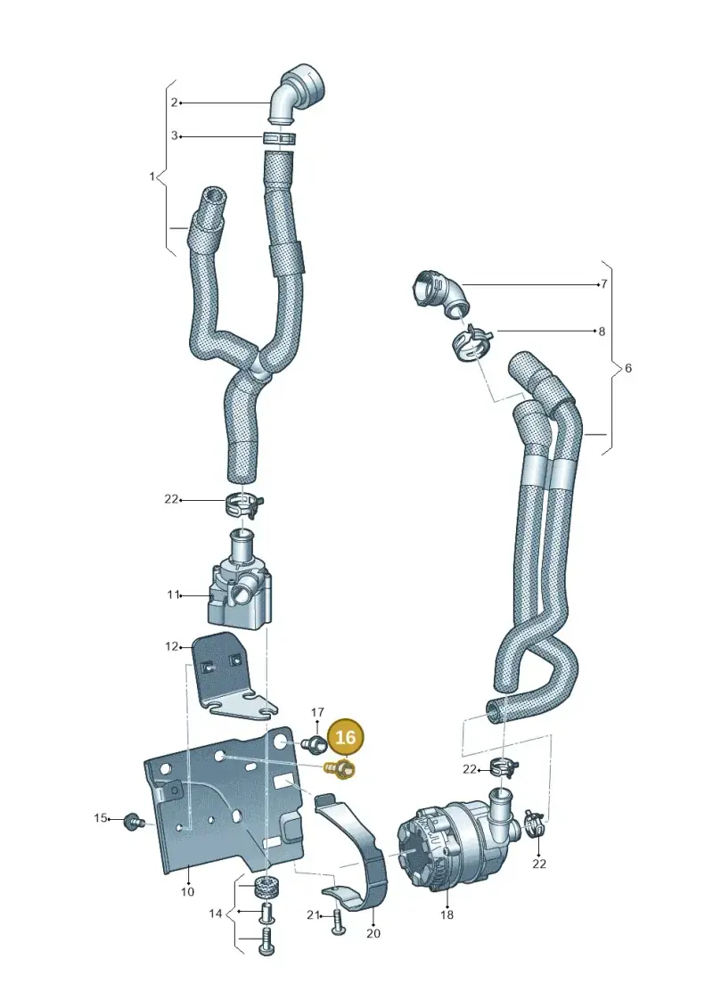 N10698101 — Volkswagen Passat estate (2023-) diagram 793121120, position 16