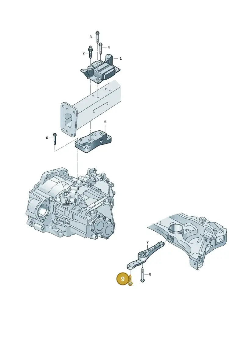 N10699401 — Volkswagen Caddy Maxi Kombi (2020-2024) diagram 2ka199300, position 9