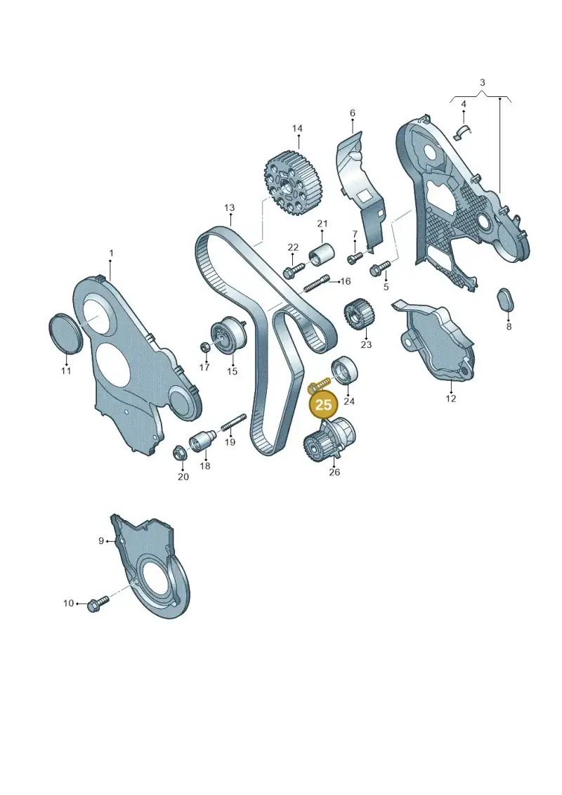 N10699901 — Volkswagen Amarok twin cab (2022-) diagram 749109760, position 25