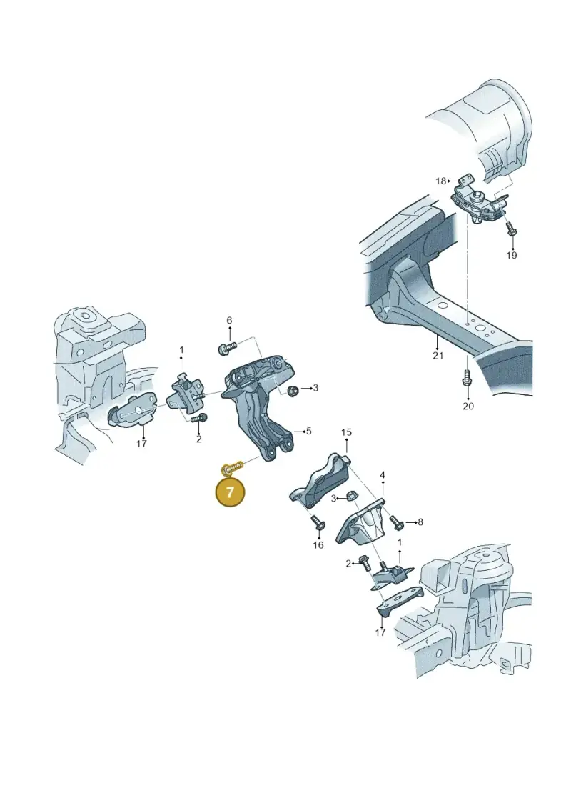 N10699901 — Volkswagen Amarok twin cab (2022-) diagram 894199400, position 7