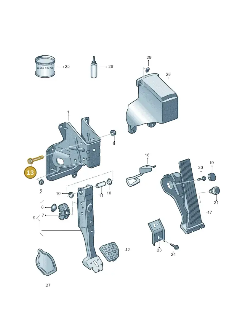 N10708201 — Volkswagen Sharan BlueMotion (2015-2022) diagram 634721600, position 13