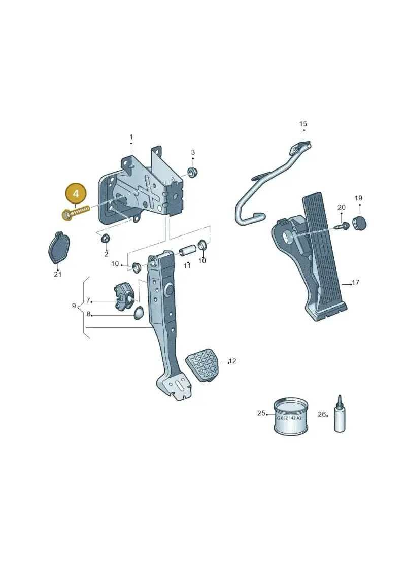 N10708201 — Volkswagen Scirocco 2.0 (2014-2017) diagram 691721600, position 4