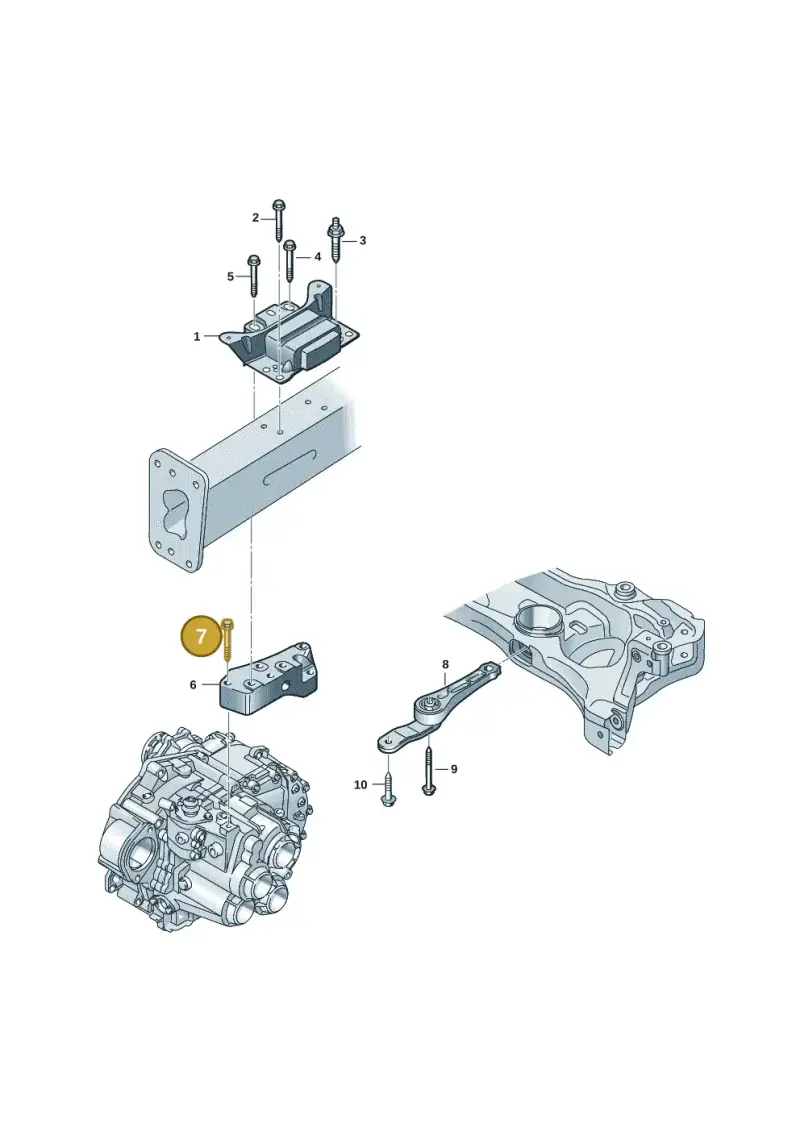N10709001 — Volkswagen Caddy Maxi Kombi (2020-2024) diagram 793199055, position 7
